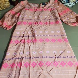 Pink knee high dress